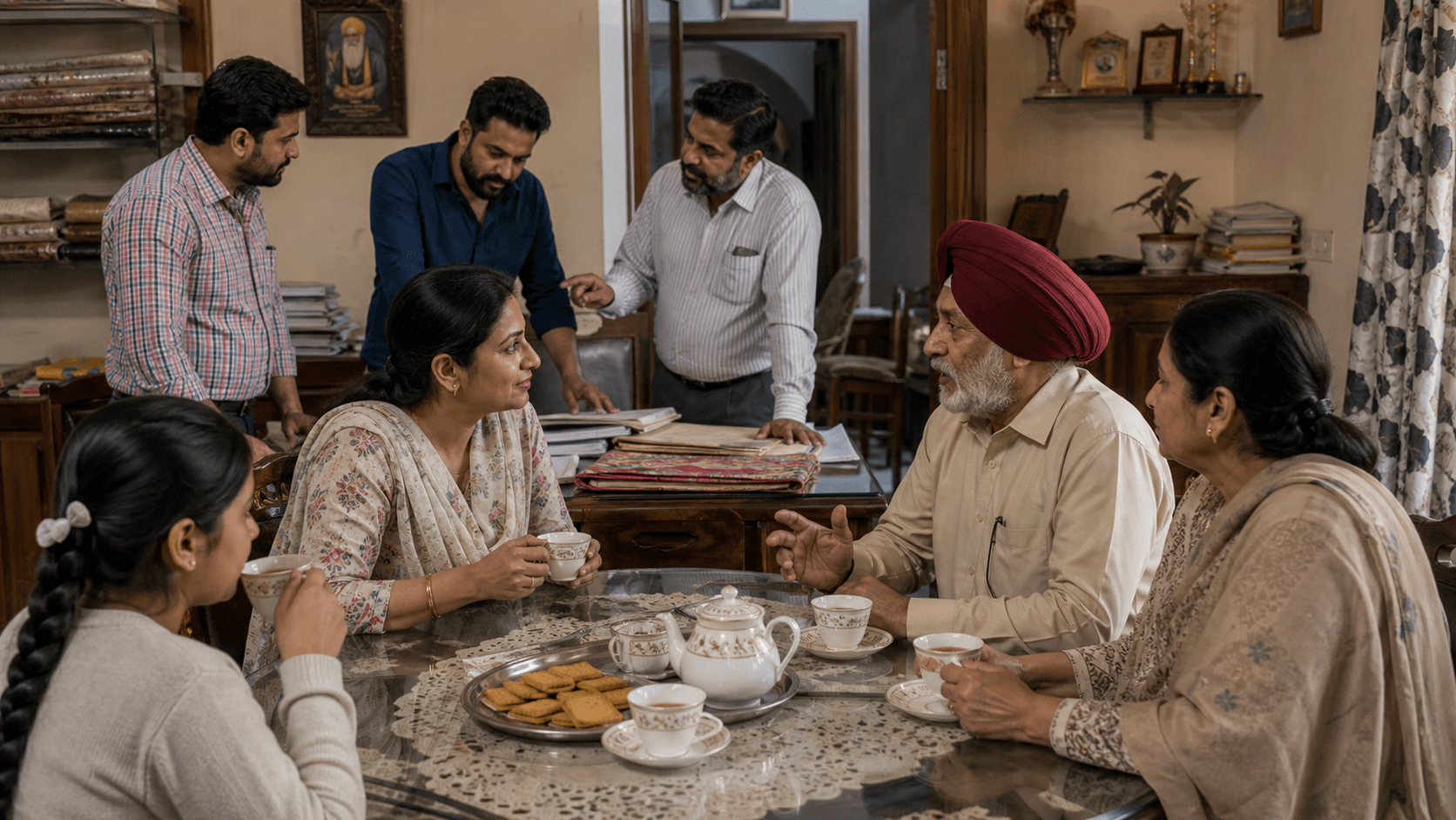 Factory Talk and Family Talk Were Never Far Apart